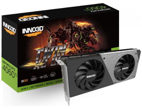 Karta graficzna Inno3D GeForce RTX 4060Ti Twin X2 OC 8GB GDDR6